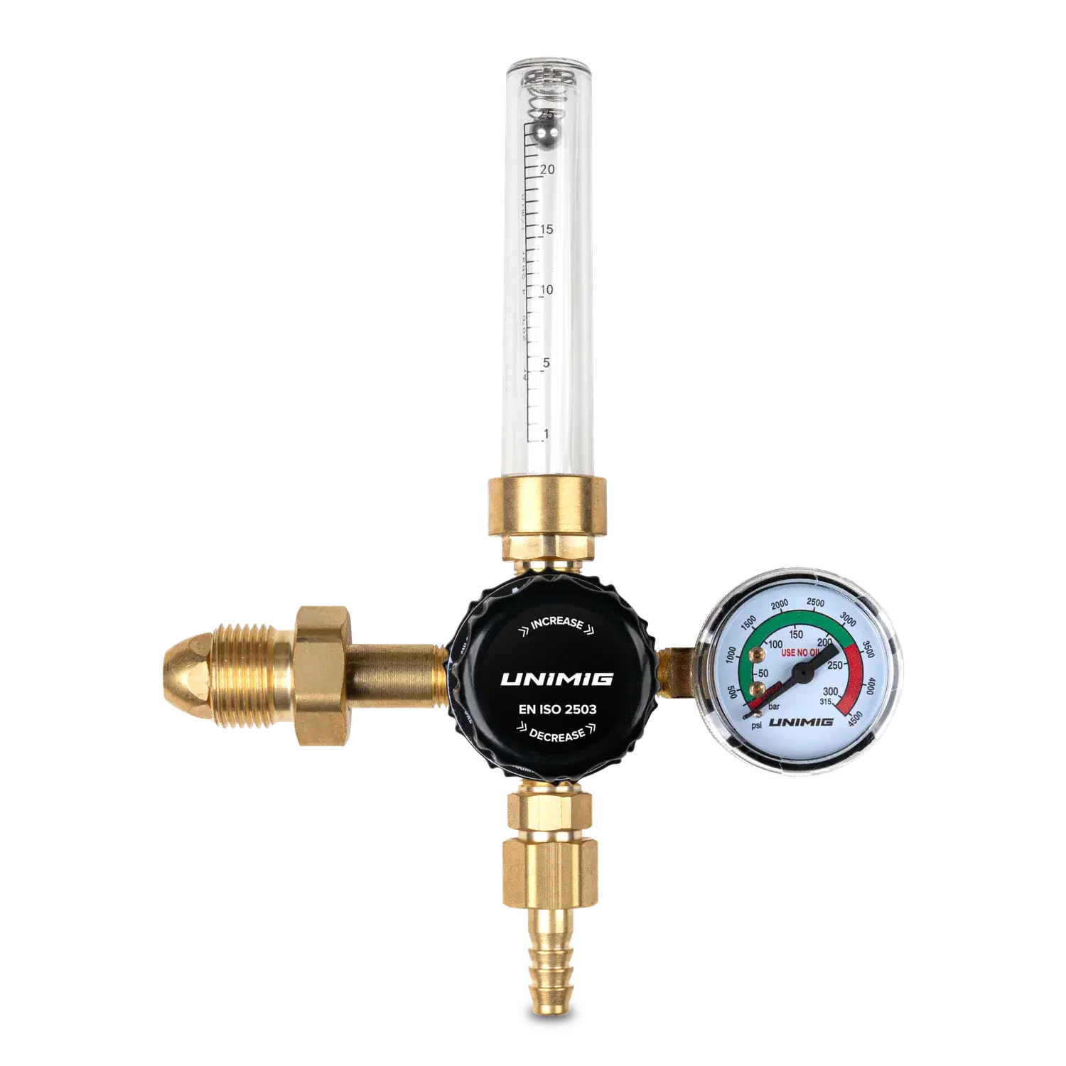 Side Inlet Dual Stage Argon Flowmeter