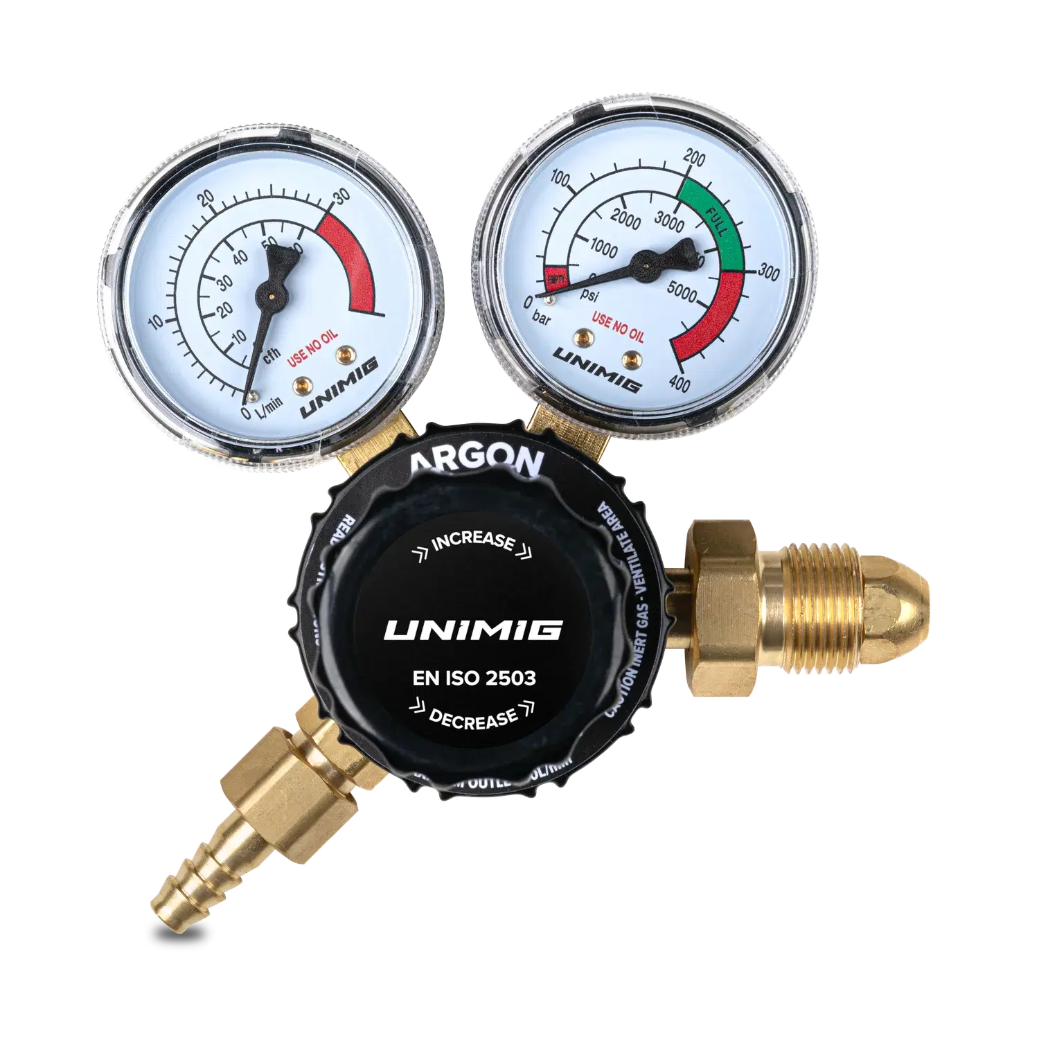 Side Inlet Argon Regulator